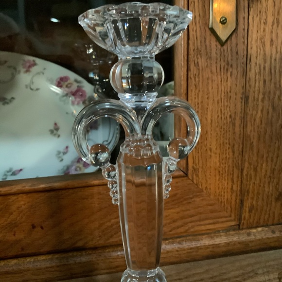 Vintage Crystal Candle Holder - Picture 4 of 11